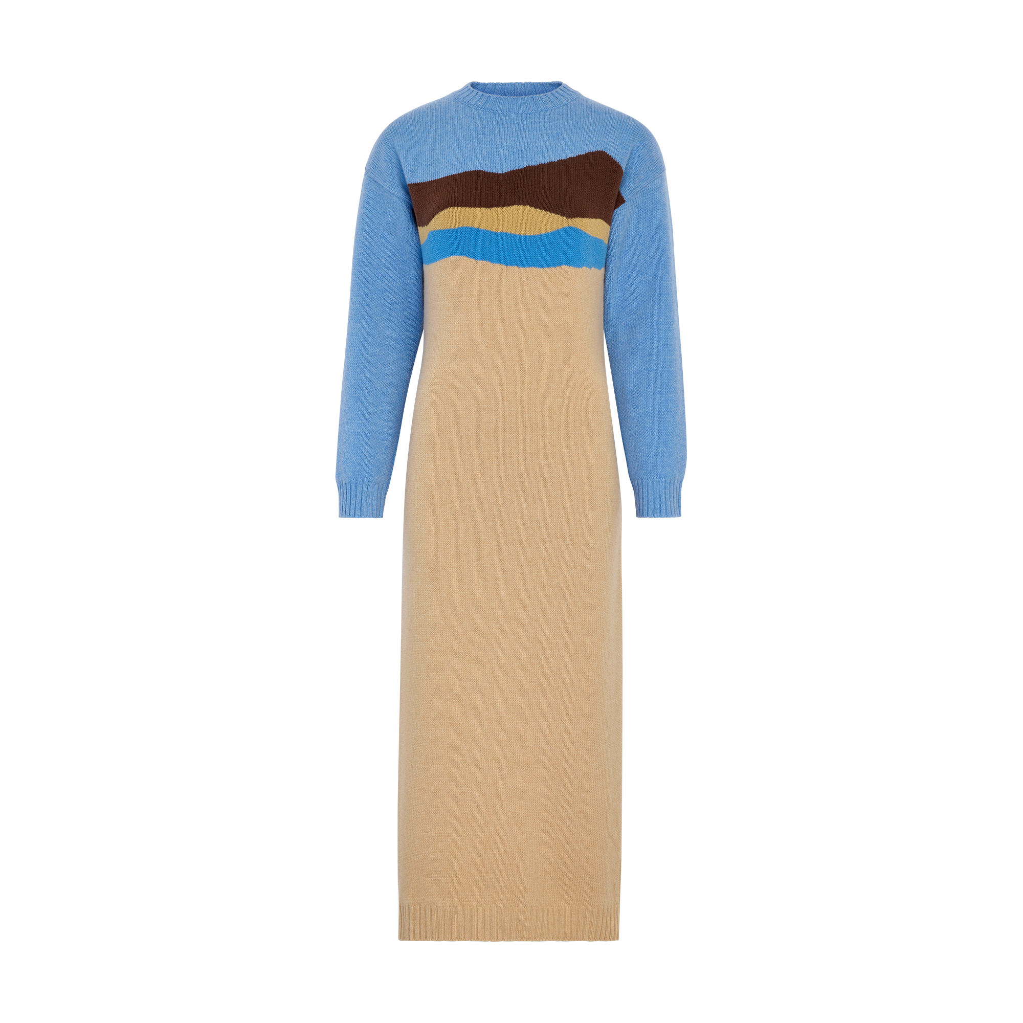 null Dress Caroline H&eacute;lain x Longchamp, Beige