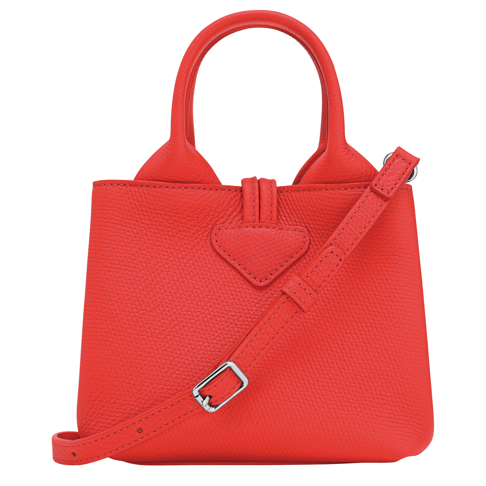 Le Roseau XS Handbag Vermilion - Leather | Longchamp US Le Roseau XS Handbag Vermilion - Leather | Longchamp US