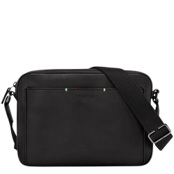 Longchamp sur Seine M Camera bag , Black - Leather