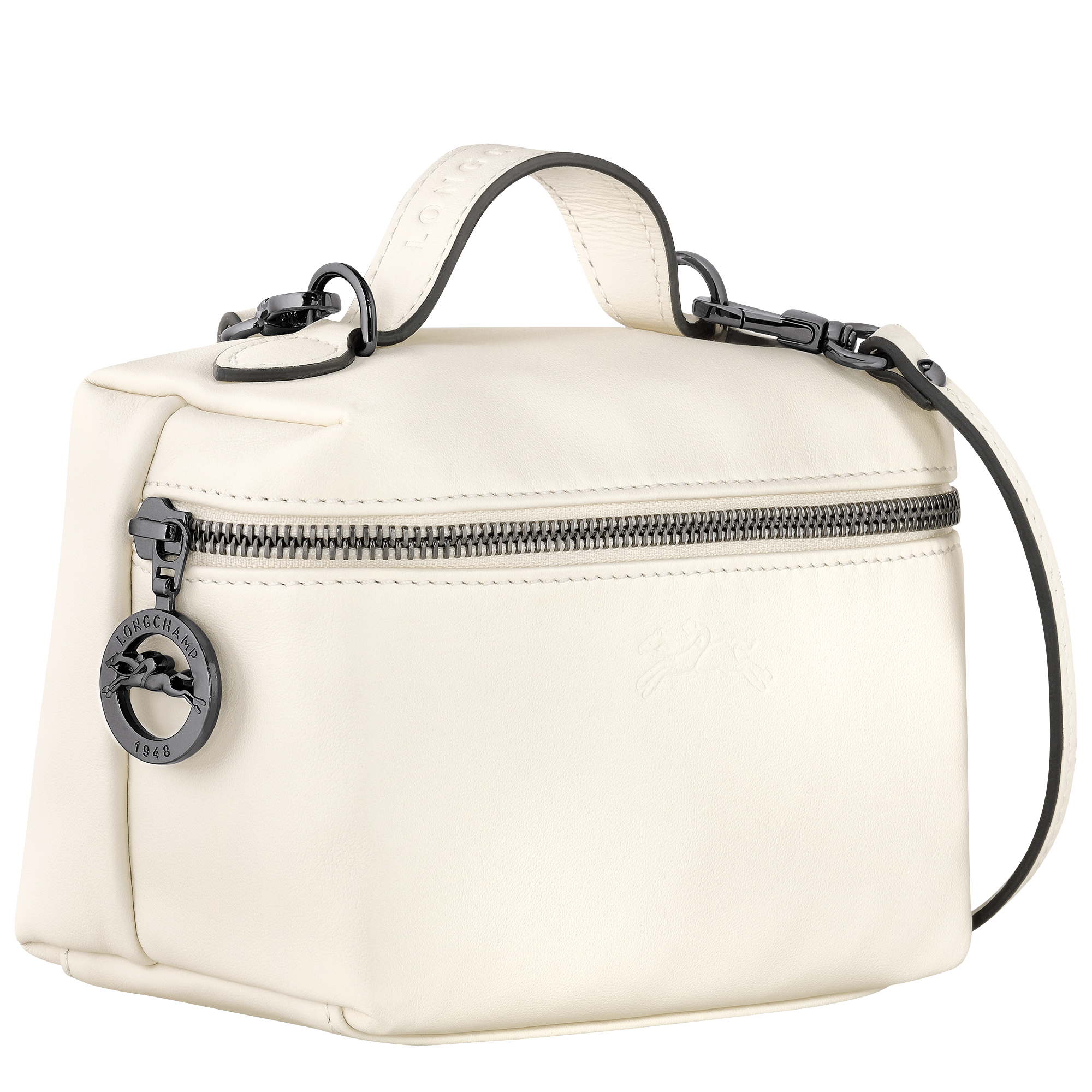 Le Pliage Xtra XS Vanity Ecru - Leather (10187987037)