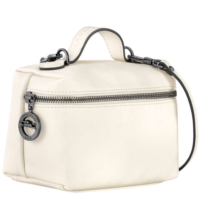 Le Pliage Xtra Crossbodytas XS , Ecru - Leder  - Weergave 3 van  5