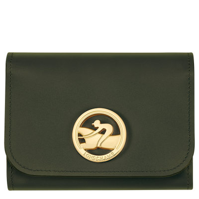 Box-Trot Brieftasche im Kompaktformat, Khaki