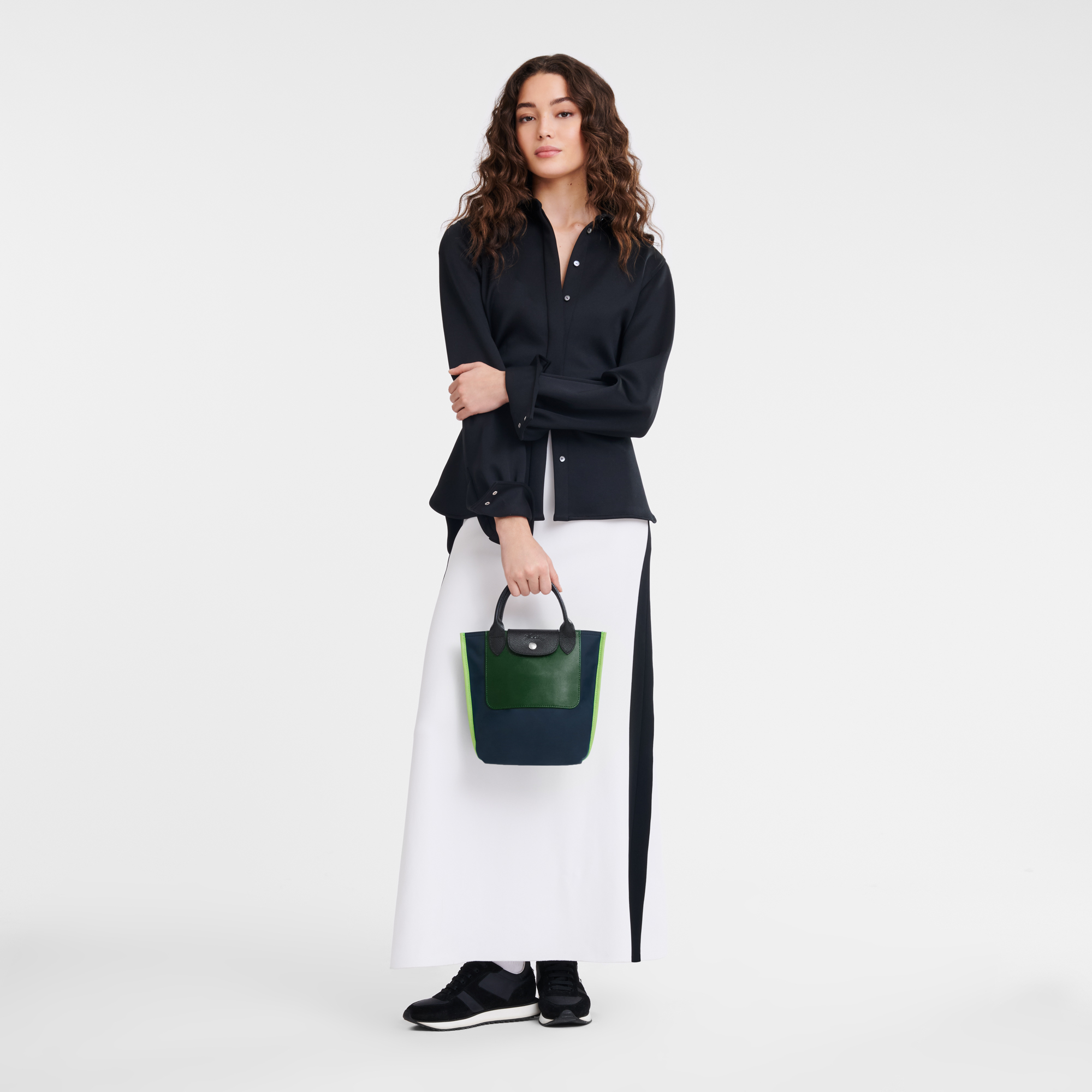 Cabas Longchamp XS Tote bag Navy Canvas Longchamp LT