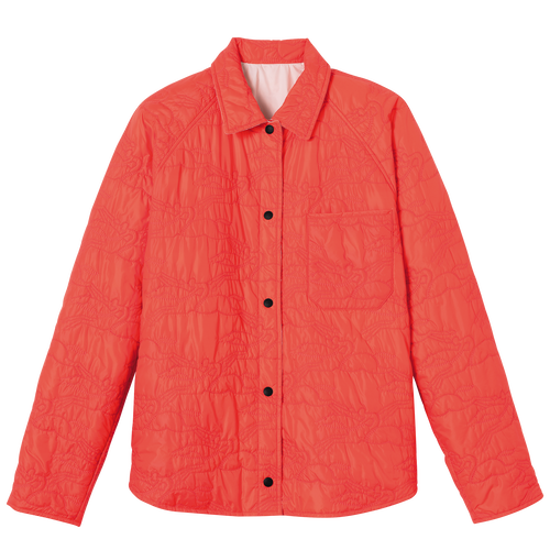 2022 가을겨울 컬렉션 리버서블 재킷, 오렌지/핑크