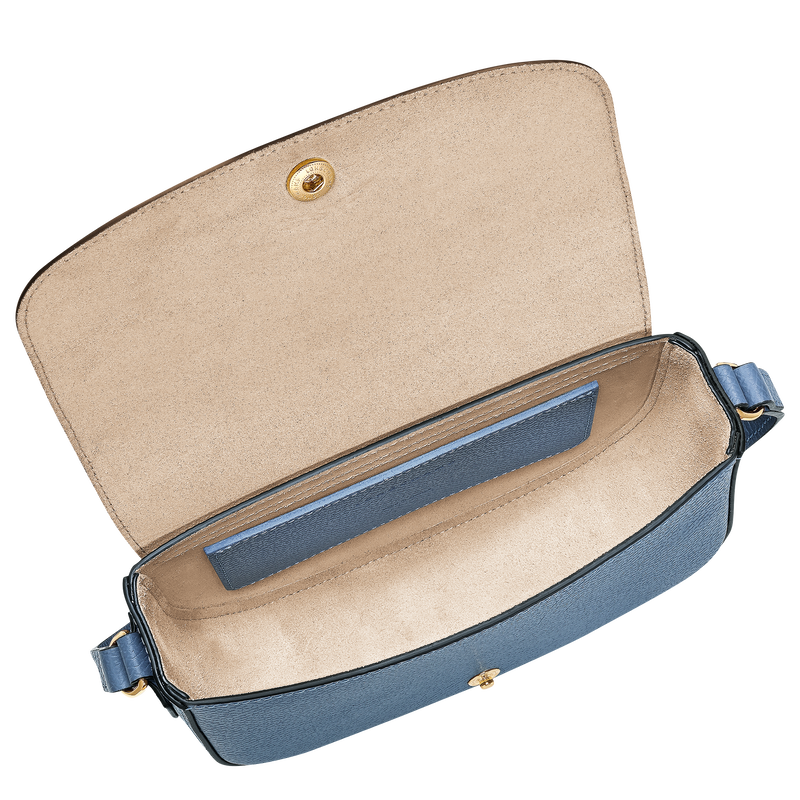 Crossbody-Tasche S &Eacute;pure , Leder - Schiefergrau  - Ansicht 5 von 6