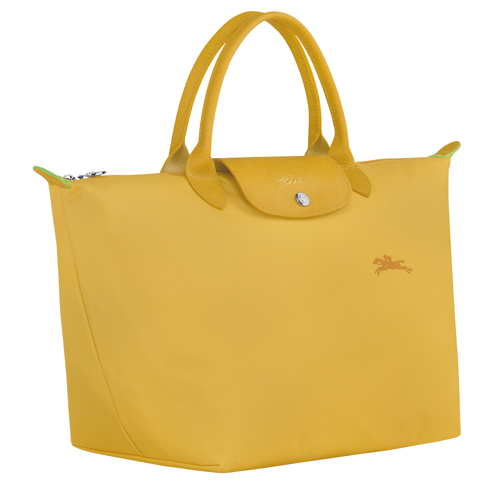 longchamp yellow leather bag