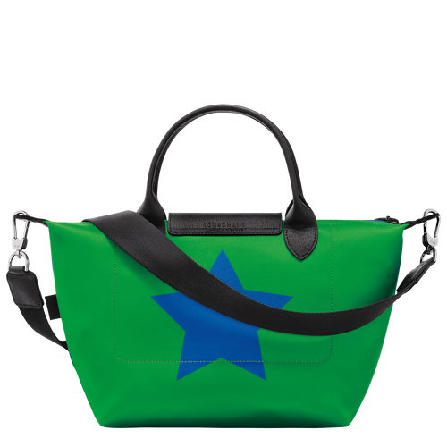 Le Pliage Collection S Handbag , Cobalt/Lawn - Canvas - View 4 of  4