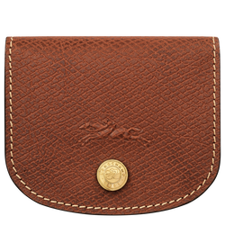 &Eacute;pure Card holder , Brown - Leather
