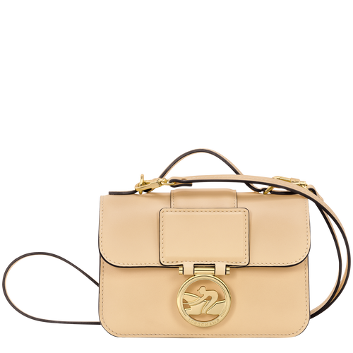 Box-Trot XS Crossbody bag , Straw - Leather - View 1 of  6