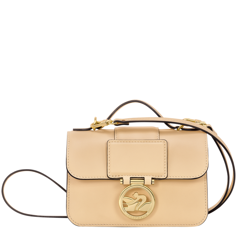 Box-Trot XS Crossbody bag , Straw - Leather  - View 1 of  6