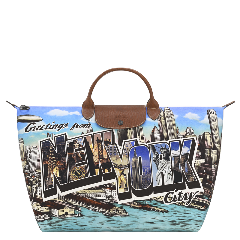 S トラベルバッグ Longchamp X Jeremy Scott , ブラウン - ファブリック  - ビュー 1: 4