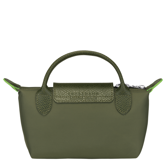 Le Pliage Green Pouch with handle, Forest