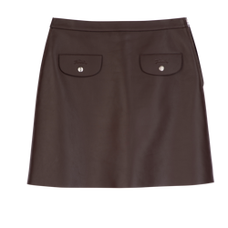 Skirt , Ebony - Leather