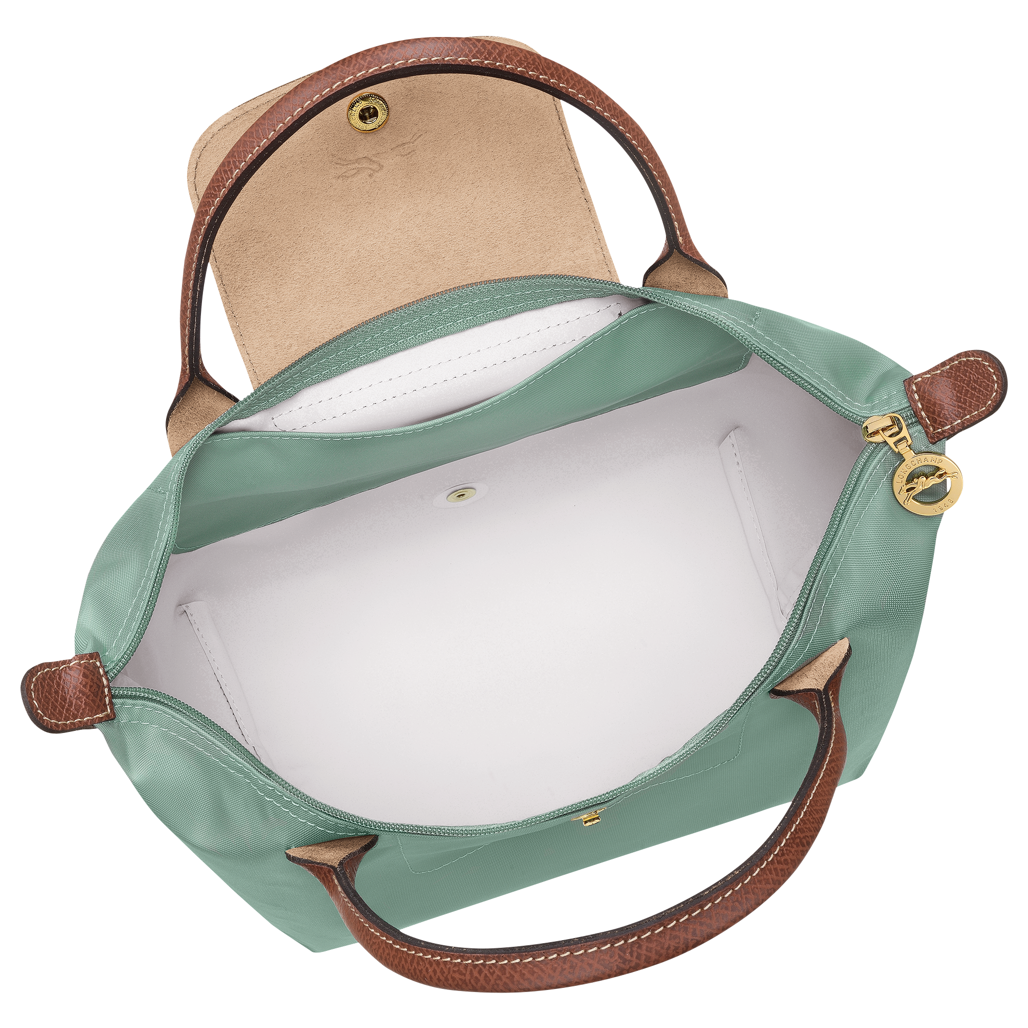 LONGCHAMP| (L1621089 P93) Le Pliage Original S Handbag Celadon - Recycled canvas