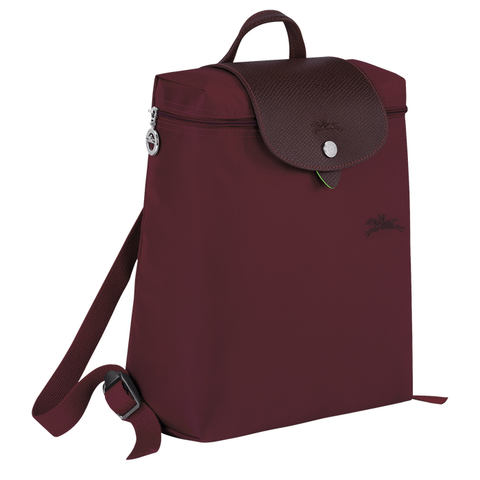 Le Pliage Green Backpack, Burgundy
