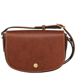 &Eacute;pure S Crossbody bag , Brown - Leather