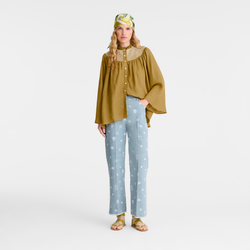Blouse , Ginger - Smocked veil