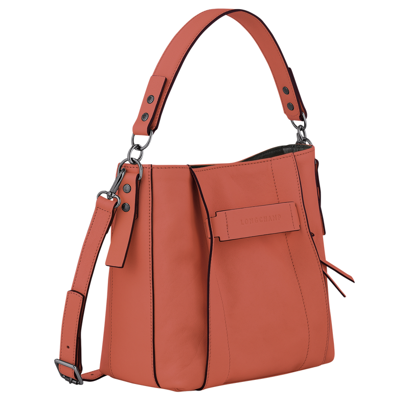 Longchamp 3D S Crossbody bag , Sienna - Leather  - View 3 of  6