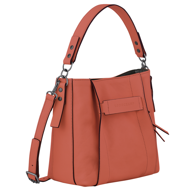 Longchamp 3D S Crossbody bag , Sienna - Leather  - View 3 of  6