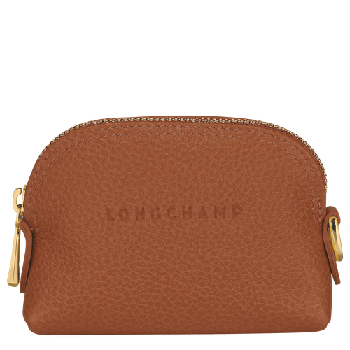 Le Foulonné Coin purse , Caramel - Leather - View 1 of 4