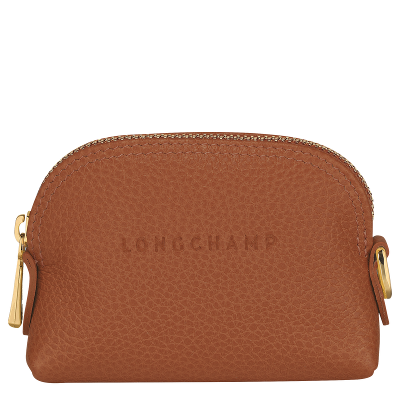Le Foulonné Coin purse , Caramel - Leather  - View 1 of  4
