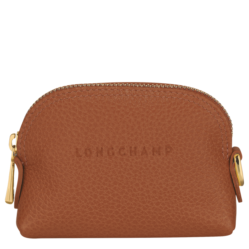 Le Foulonné Coin purse , Caramel - Leather  - View 1 of 4