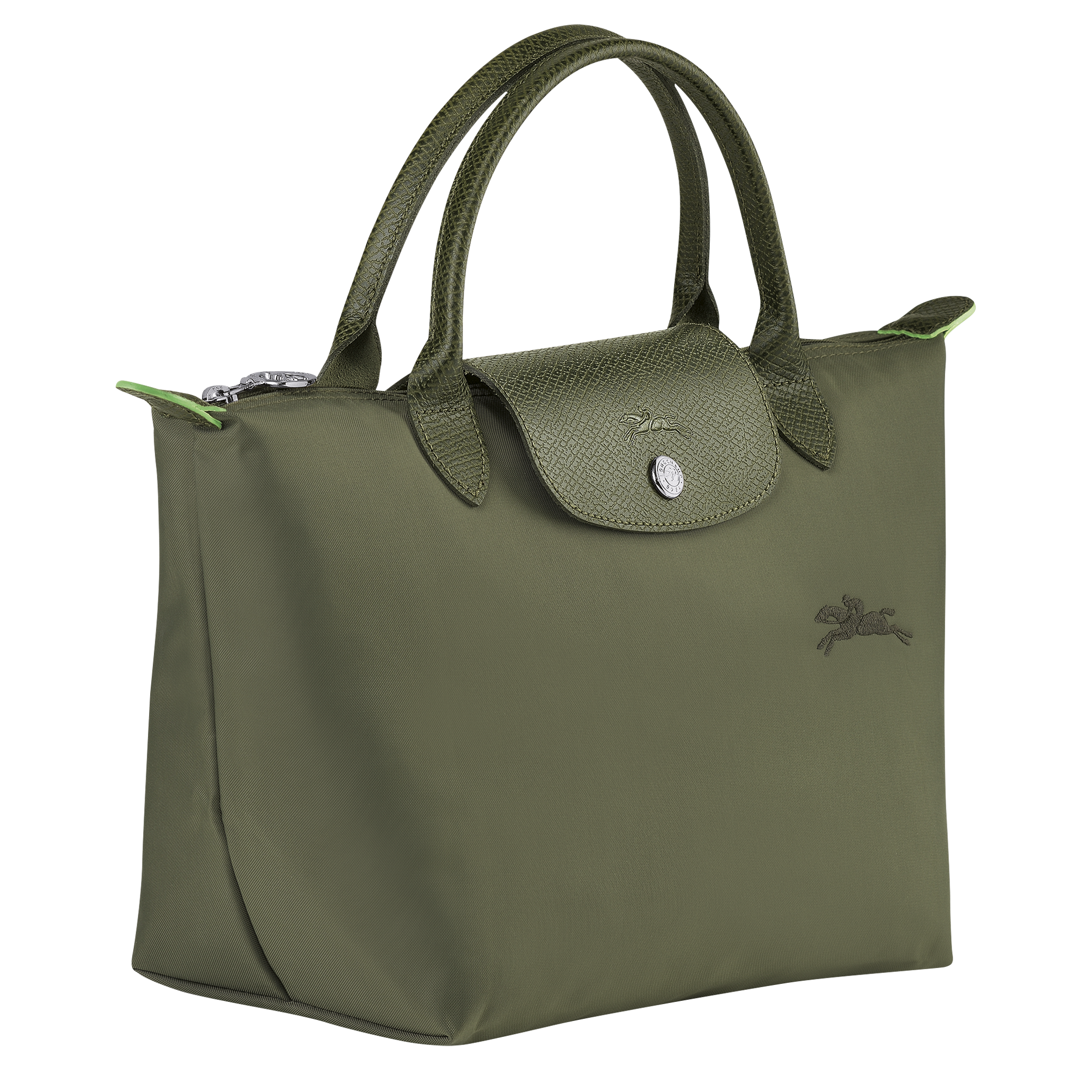 longchamp le pliage olive green