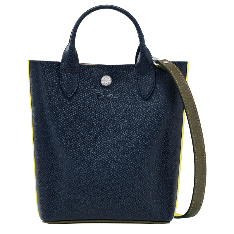 Epure Bolso shopper XS Cuero Azul Marino Longchamp ES