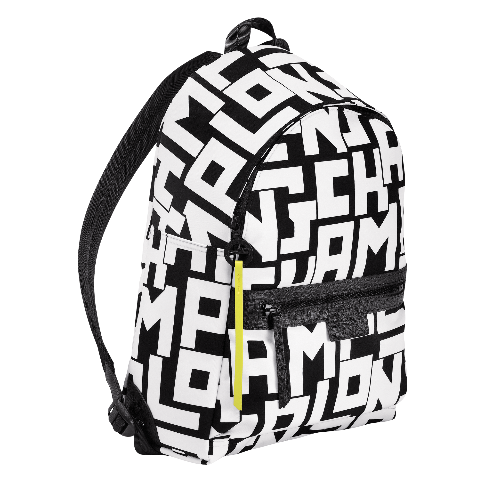 Backpack M Le Pliage LGP Black/White 