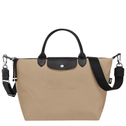 Le Pliage Energy L Handbag , Clay - Recycled canvas