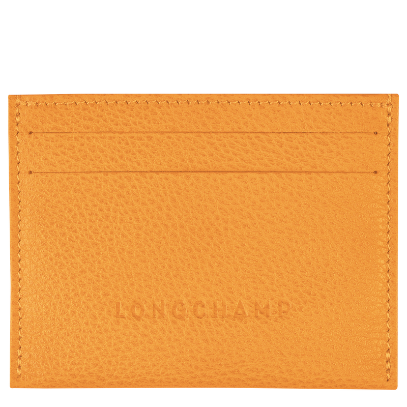 Le Foulonné Cardholder , Apricot - Leather  - View 1 of  3