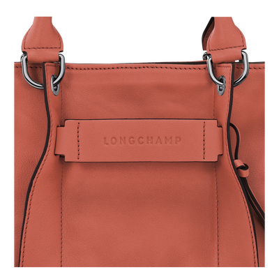 Longchamp 3D 手提包 S, 赭黃色