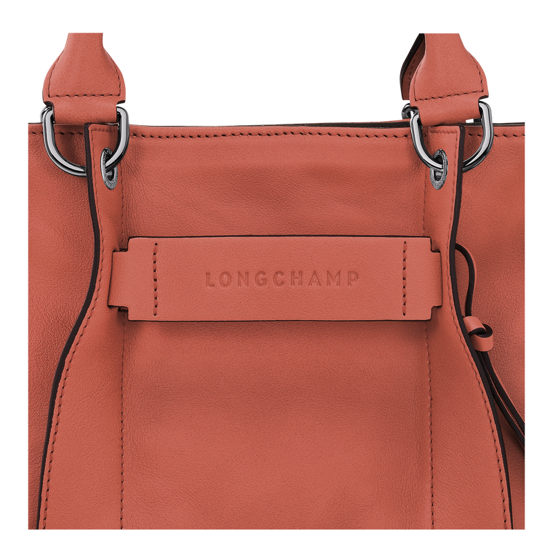 Longchamp 3D 手提包 S , 赭黃色 - 皮革  - 查看 5 5