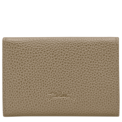 Le Foulonn&eacute; Compact wallet , Lichen - Leather