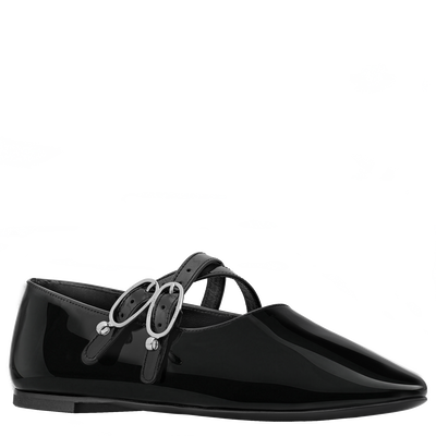Ballerinas Le Foulonn&eacute; , Leder - Schwarz