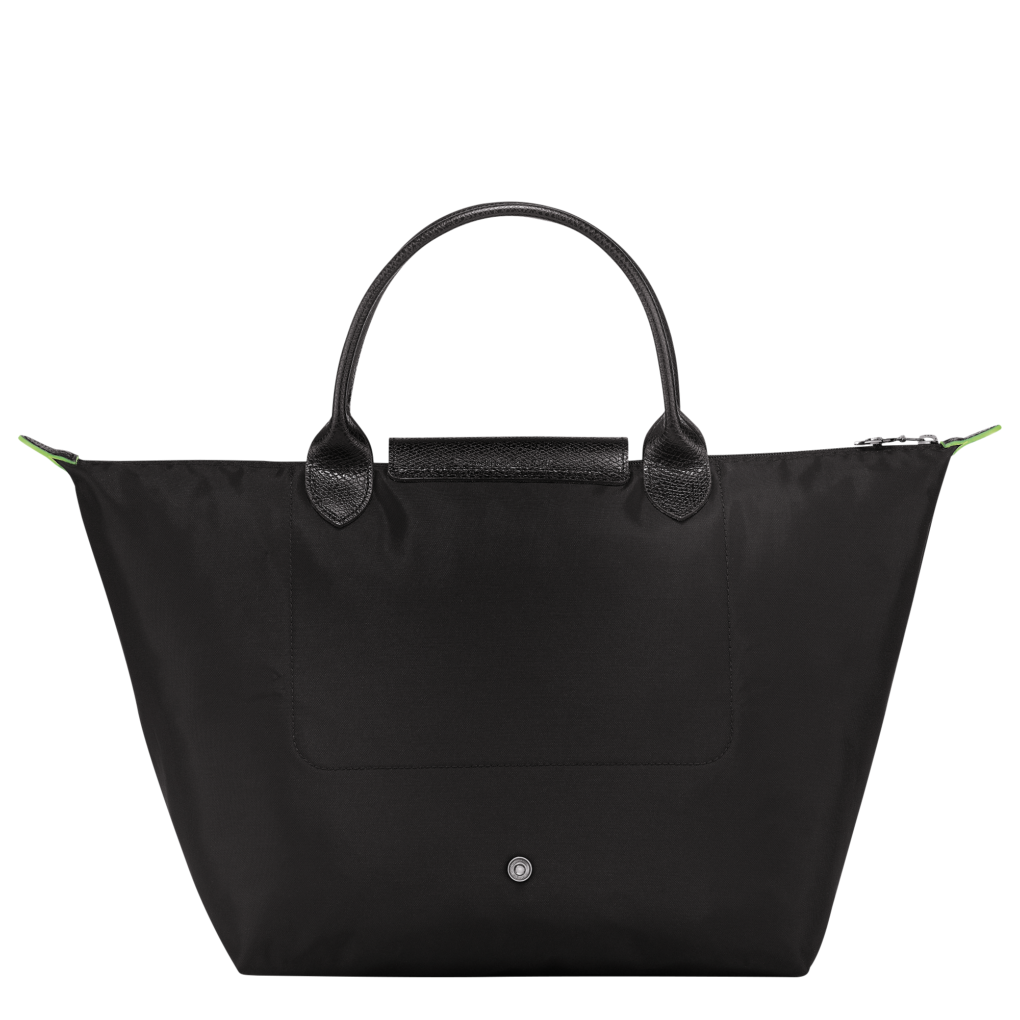 Le Pliage Green M Handbag Black - Recycled canvas (L1623919001