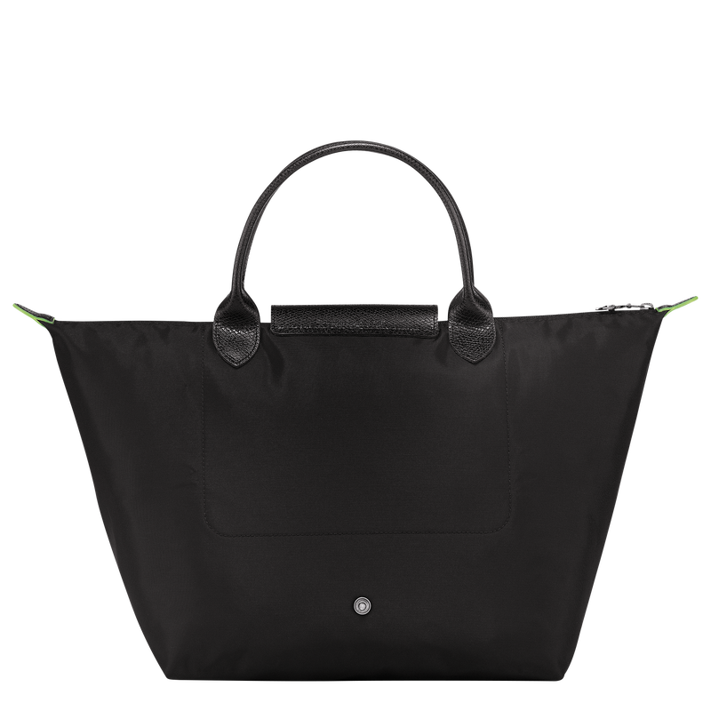 Le Pliage Green M Handbag , Black - Recycled canvas  - View 4 of 6