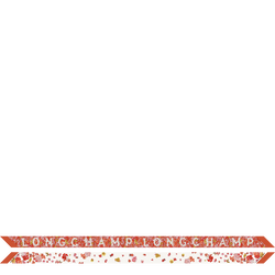 Frise Fleurie Headband , Coral - Silk