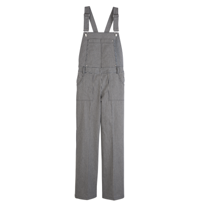 Jumpsuit , Navy - Jacquard stripes