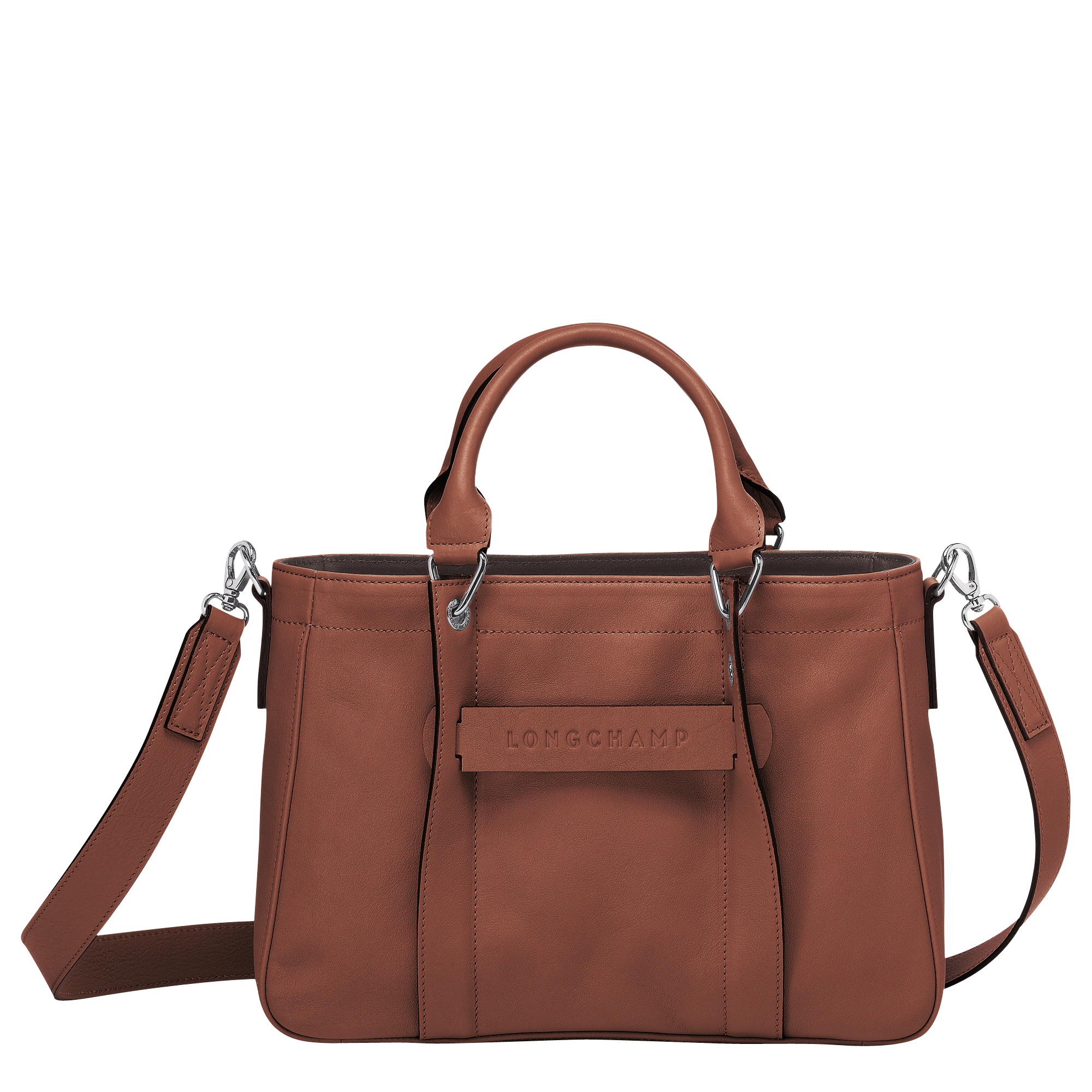 Top handle bag S Longchamp 3D Cognac 