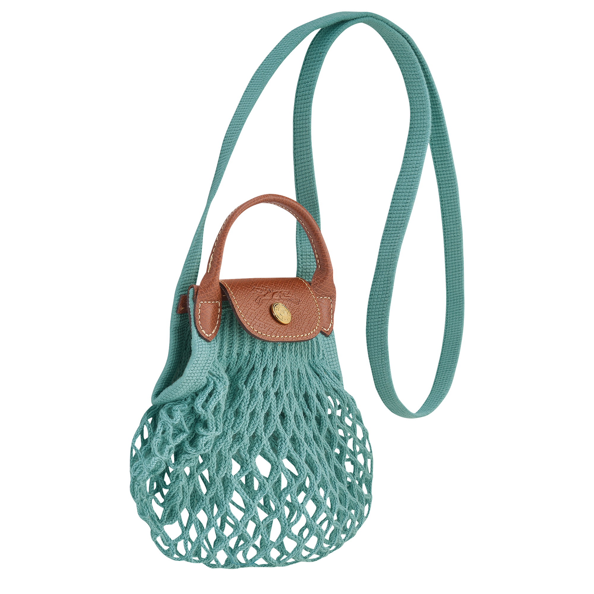 Le Pliage Filet 斜揹袋 XS, 潟湖藍