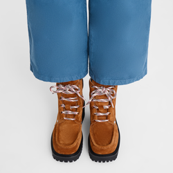 La Baroudeuse Boots , Amber - Leather