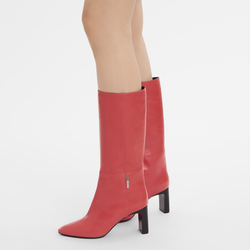 Stivali col tacco Roseau , Pelle - Rosso Kiss