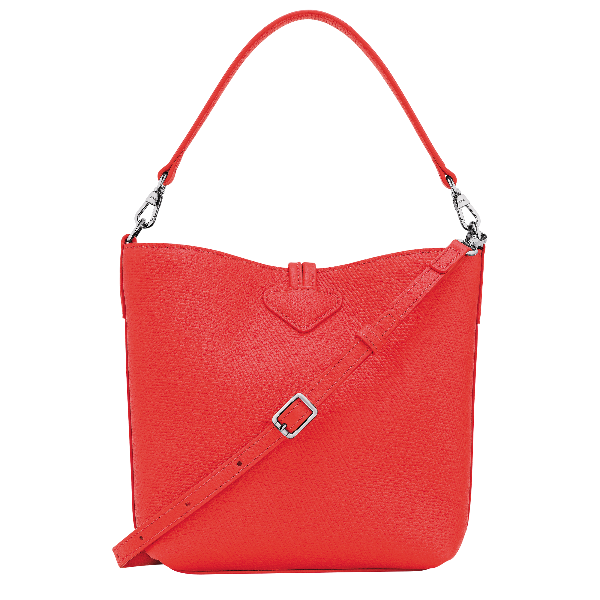 Le Roseau XS Bucket bag Vermilion - Leather | Longchamp US Le Roseau XS Bucket bag Vermilion - Leather | Longchamp US