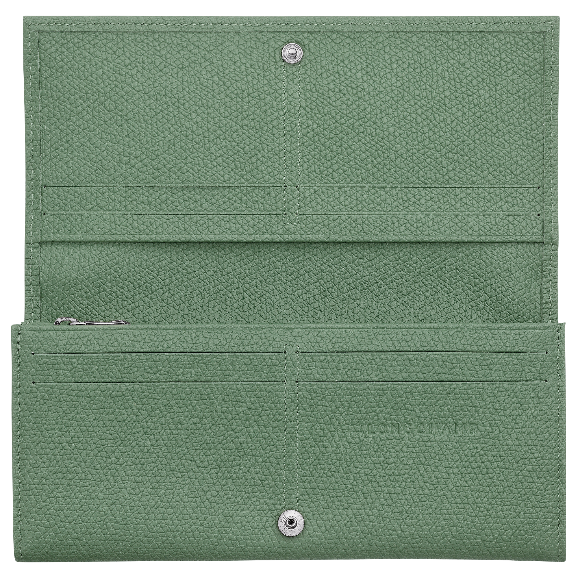 Long continental wallet, Oregano - View 3 of
3 - zoom in Le Roseau Long continental wallet, Oregano