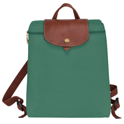 Le Pliage Original 後背包 M , 鼠尾草綠色 - 再生帆布