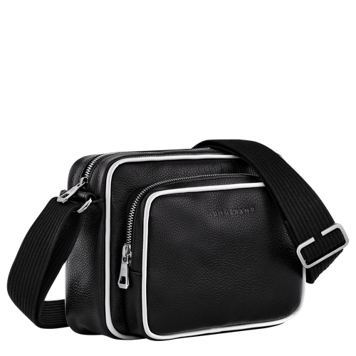 Le Foulonné Camera bag,  Nero/Bianco