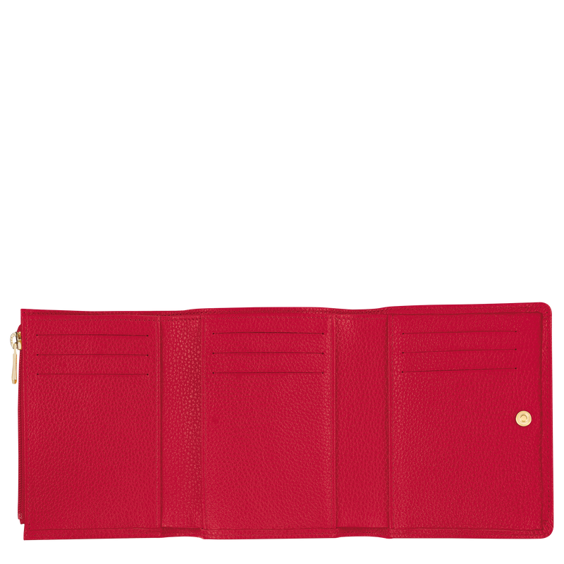Brieftasche im Kompaktformat Le Foulonné , Leder - Love  - Ansicht 2 von 2