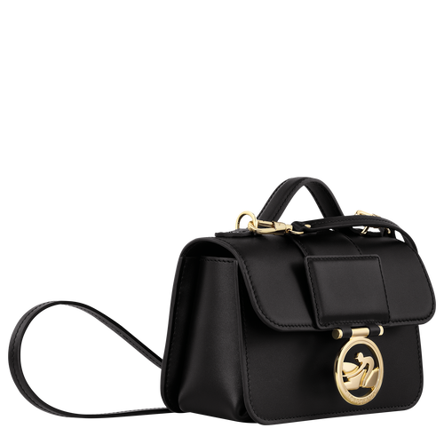 Box-Trot XS Crossbody bag , Black - Leather - View 3 of  6