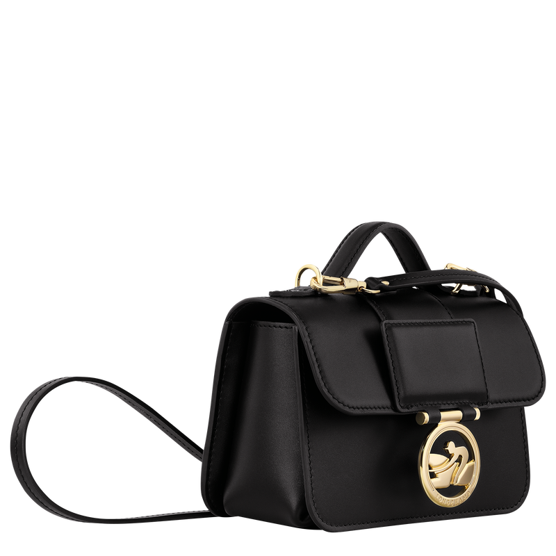 Box-Trot XS Crossbody bag , Black - Leather  - View 3 of 6